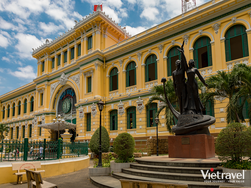 Exploring Ho Chi Minh City: Post Office – Notre-Dame Cathedral – Independence Palace – Double-Decker Bus – Saigon Waterbus – Evening Cruise
